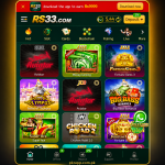 Rs33 online gaming platform featuring games, rewards, and mobile-friendly interface.
