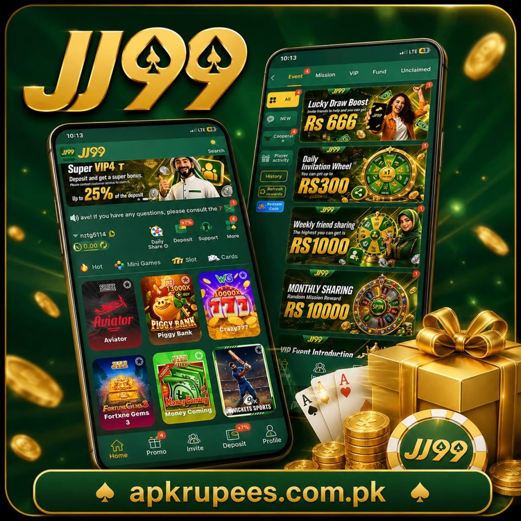 JJ99 online gaming platform interface